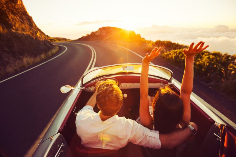 couple traveling together